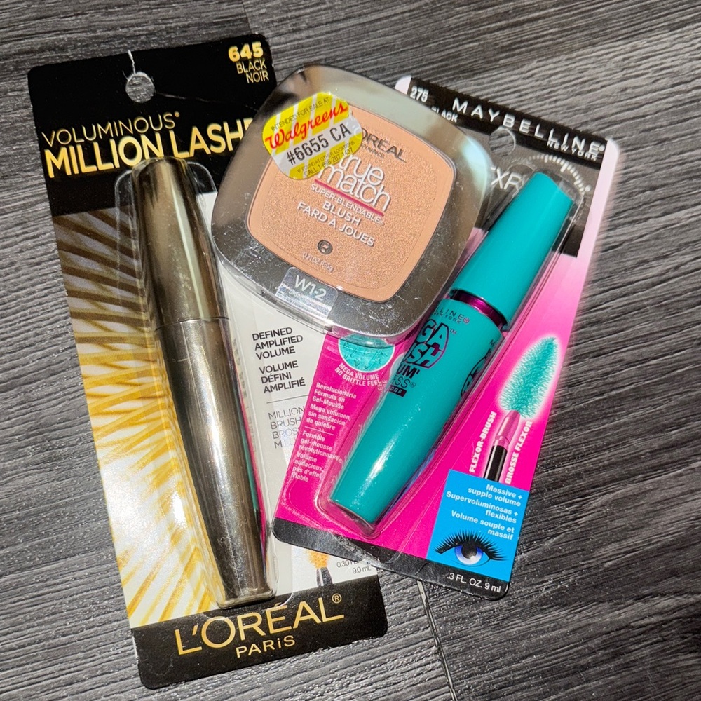 L'Oreal x Maybelline Makeup Mascara set